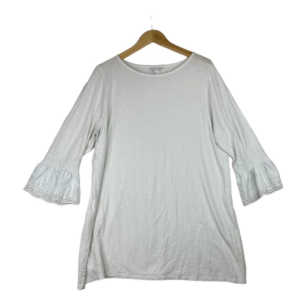 J.Jill White Top Size XL